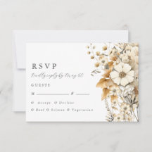 Hochzeit von Elfenbein-Wildblume