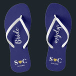 Hochzeit von Flip Flops für Brautparty, Beach Brid<br><div class="desc">Flip Flops für Ihre gesamte Hochzeitsfeier und Gäste für Ihre Hochzeit oder Bachelorette Wochenende. Mit Gold Heart.</div>