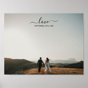 Hochzeit von Foto Memory Liebe Poster