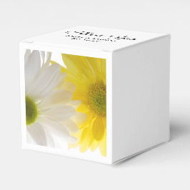 Hochzeit von Gelb und Weiß Geschenkschachtel