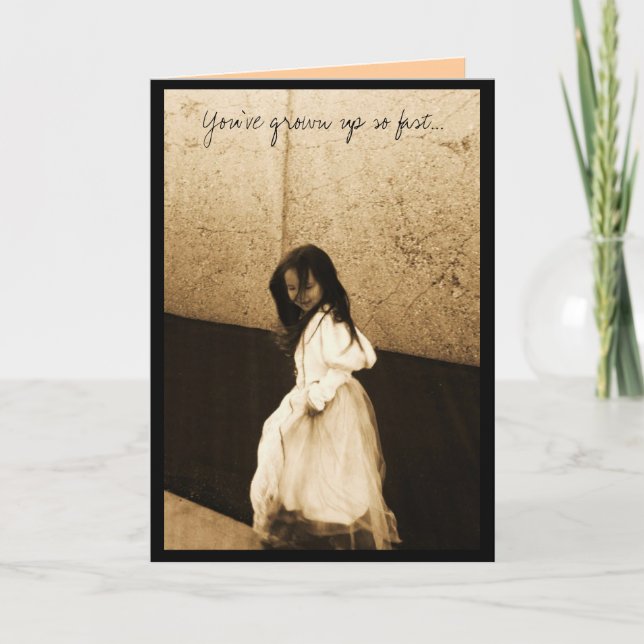 Hochzeit von Glückwünschen Karte (Vorderseite)