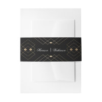 Hochzeit von Gold Diamond Black Geometric Deko