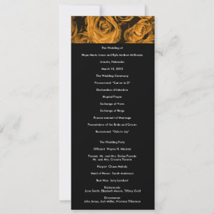 Hochzeit von Gold-Rose Einladung
