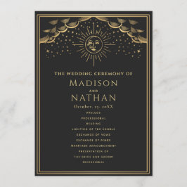 Hochzeit von Gold Sun and Moon Tarot Programm