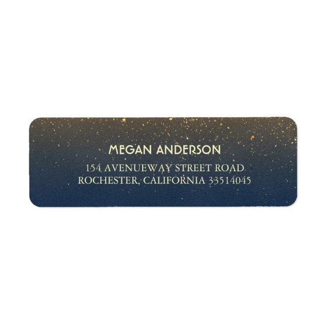 Hochzeit von Gold und Navy (Vorne)