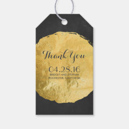 Hochzeit von Goldfolie Geschenkanhänger