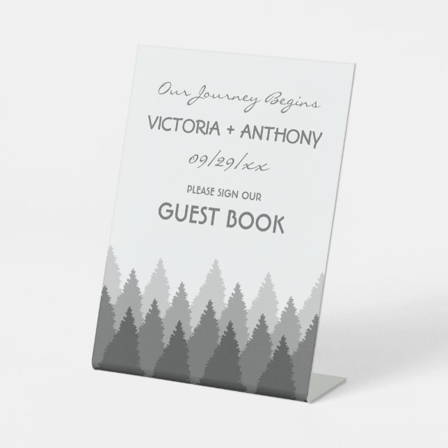 Hochzeit von Grauwald Sockelschild (Vorderseite)