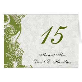 Hochzeit von Grün und Weiß