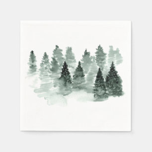 Hochzeit von Grün- und Weißwald Serviette