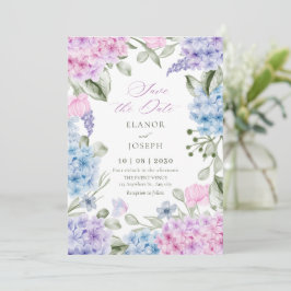 Hochzeit von Hydrangea Save The Date
