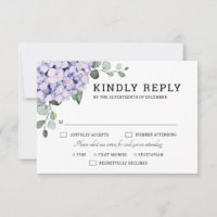 Hochzeit von leichten Blaupinkfarbenen Hydrangeas