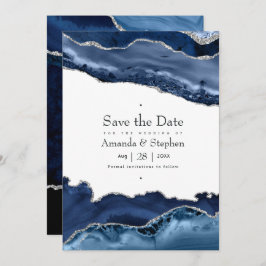 Hochzeit von Marine und Silver Agate Save The Date