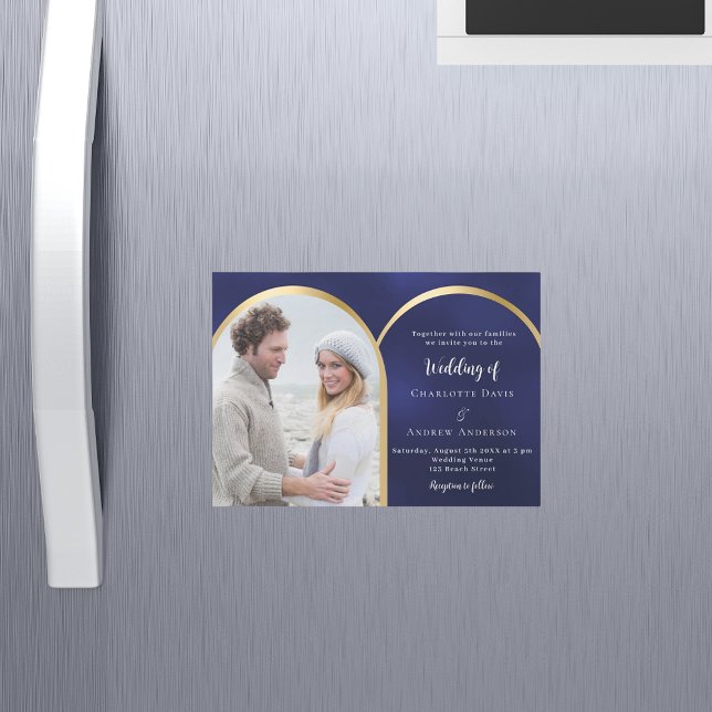 Hochzeit von Marinebussen aus Foto Magneteinladung (Von Creator hochgeladen)