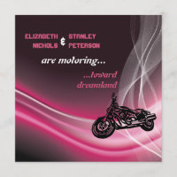 Hochzeit von Motorradfahrern