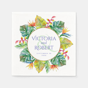 Hochzeit von Napkins   Tropenfarben Serviette