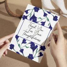 Hochzeit von Navy Blue Floral Water
