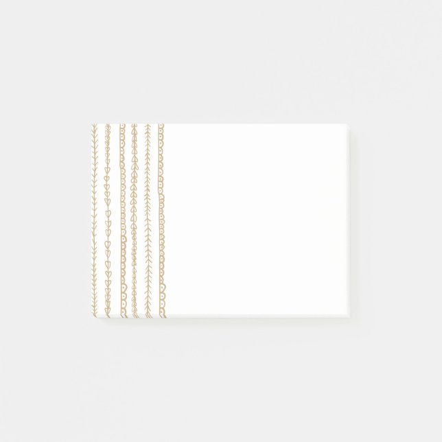 Hochzeit von Navy Blue Fun Doodles Post-it Klebezettel (Vorderseite)