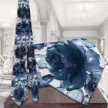 Hochzeit von Navy Peonies Greenery Krawatte<br><div class="desc">Eine Fülle von blauen und blauen Blumen und Grünpflanzen mit prächtigen Marinepferdchen und staubigen blauen Eukalyptus-Pflanzen.</div>