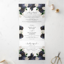 Hochzeit von Navy und White Floral