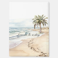 Hochzeit von Palmen Beach Ocean