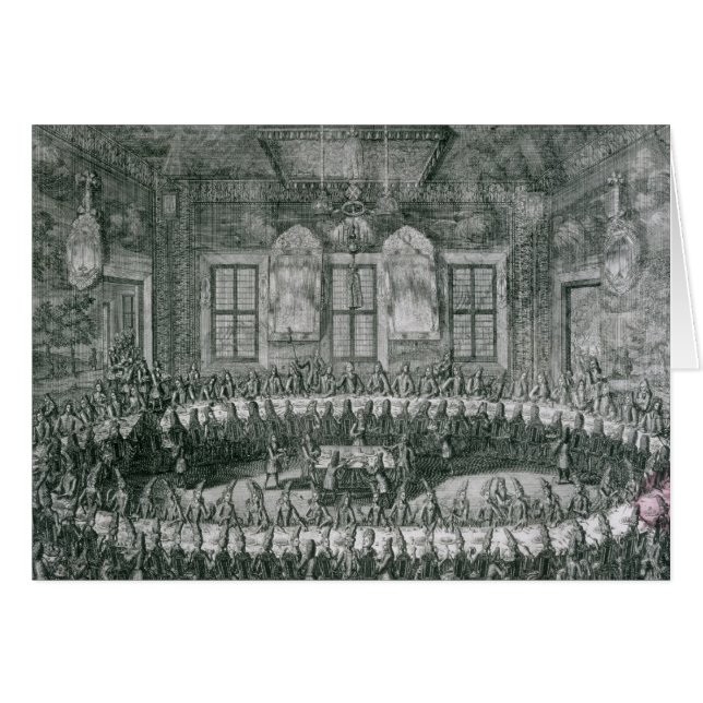 Hochzeit von Peter I und Catherine im Winter (Vorderseite (Horizontal))