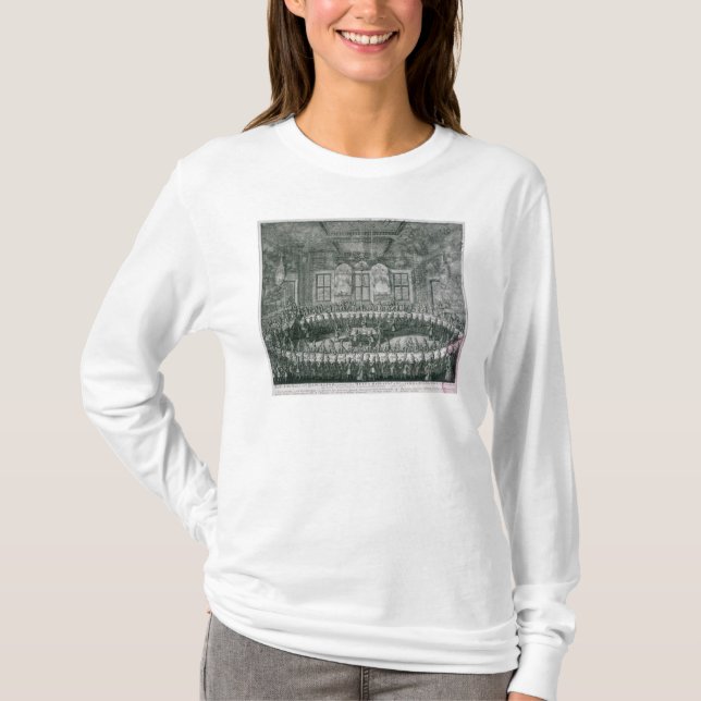 Hochzeit von Peter I. und Catherine im Winter T-Shirt (Vorderseite)