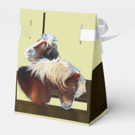 Hochzeit von Pferden und Pferden Geschenkschachtel