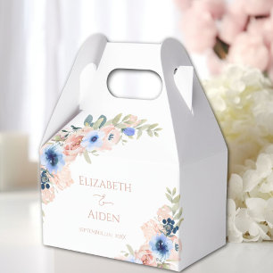 Hochzeit von Pfirsichblumen Geschenkschachtel