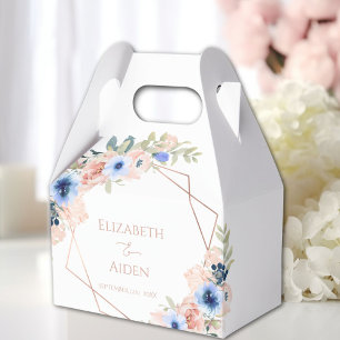 Hochzeit von Pfirsichblumen Geschenkschachtel