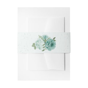 Hochzeit von romantischen Blumen Einladungsbanderole
