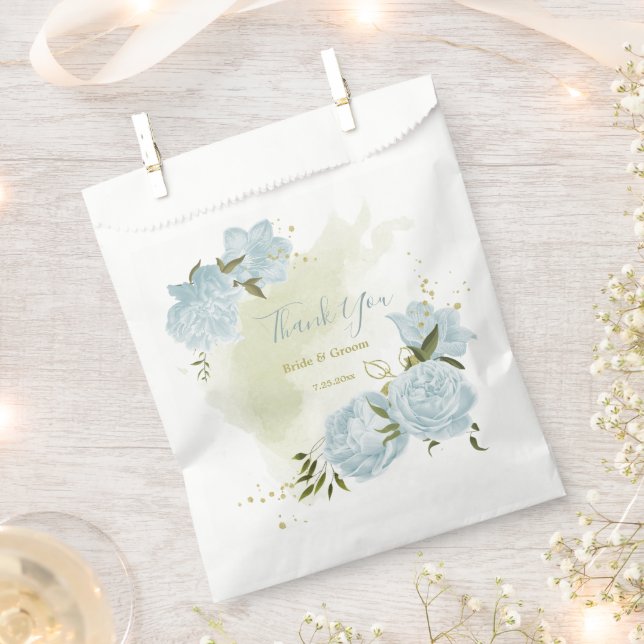 Hochzeit von romantischen Blumen Geschenktütchen (Ausgeschnitten)