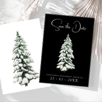 Hochzeit von Schwarz-Weiß-Schnee-Pine