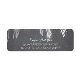 Hochzeit von Silberwilden Baumzweigen