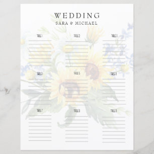 Hochzeit von Sonnenblumen in Bloom