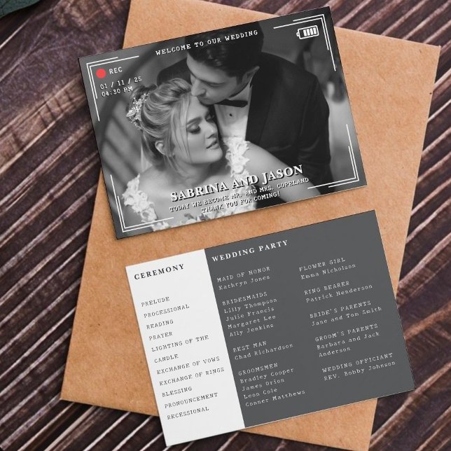 Hochzeit von Videokamera-Fotos Programm (Video Camera Photo Wedding Program
)