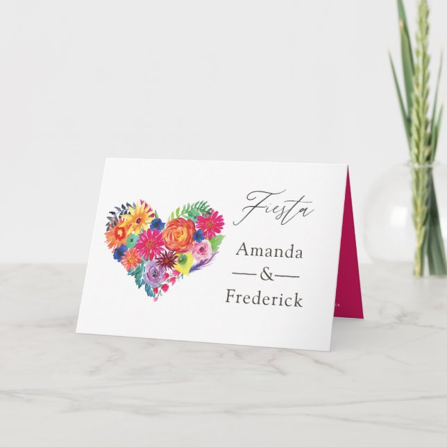 Hochzeit von Wasserfarbe Programm (Vorderseite)