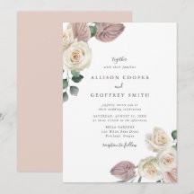 Hochzeit von Wasserfarben und Orchideen