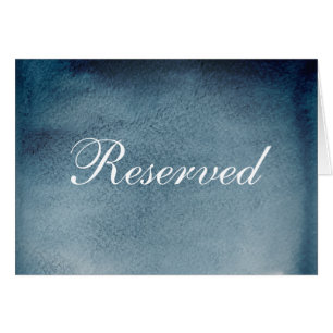 Hochzeit vorbehalten für die Marine. Blau-moderne