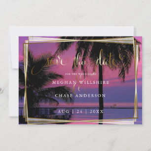 Hochzeit Vormerkung   Exotische Tropische Nacht St Save The Date