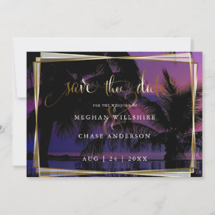 Hochzeit Vormerkung   Exotische Tropische Strandna Save The Date