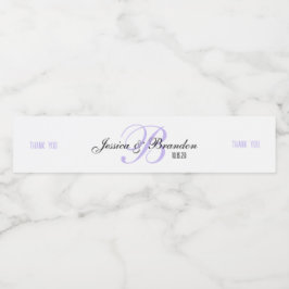 Hochzeit Wasserflaschen Aufkleber WW-006v2