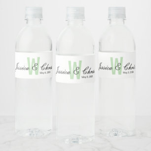 Hochzeit Wasserflaschenetikett 004