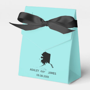 Hochzeit Willkommen in Alaska Gefallen Box, Staat  Geschenkschachtel