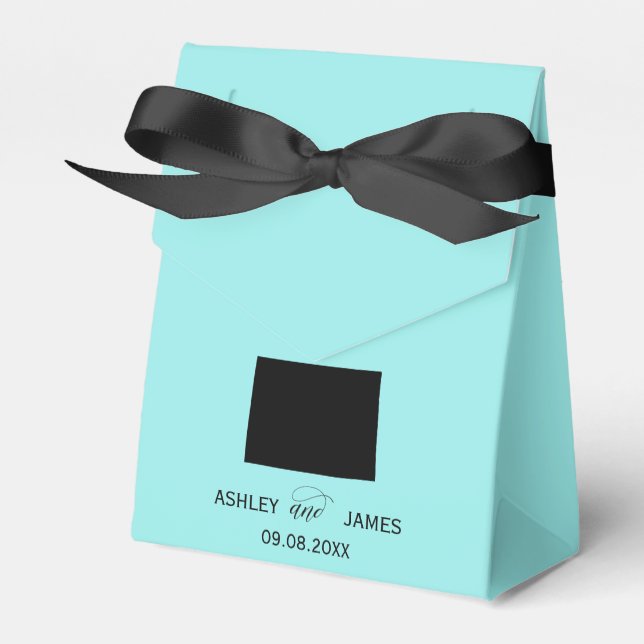 Hochzeit Willkommen in Colorado Gefälligkeitsbox,  Geschenkschachtel (Vorderseite)