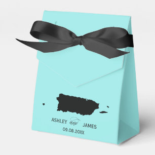 Hochzeit Willkommen in Puerto Rico Karte Gefallen Geschenkschachtel