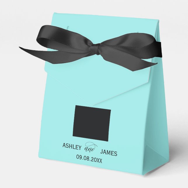 Hochzeit Willkommen in Wyoming Gefallen Box mit St Geschenkschachtel (Vorderseite)