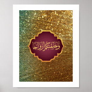 Hochzeit "Wir haben dich in Paaren erschaffen" im  Poster