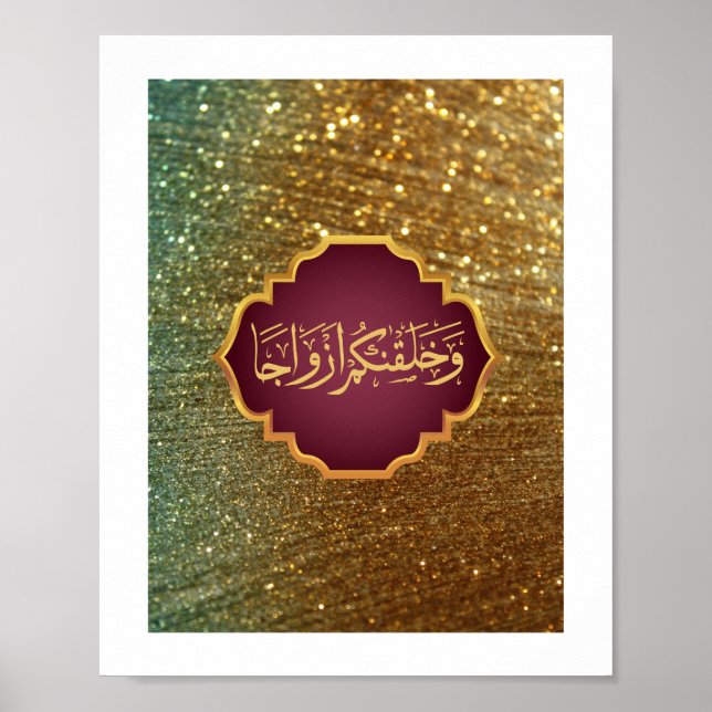 Hochzeit "Wir haben dich in Paaren erschaffen" im  Poster (Vorne)