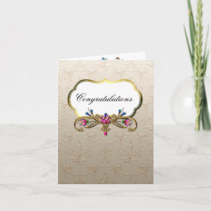 Hochzeit wünscht Grußkarte Karte