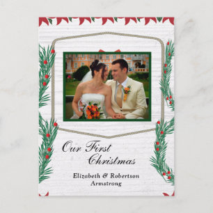 Hochzeit zum ersten Mal Weihnachten Unser Foto